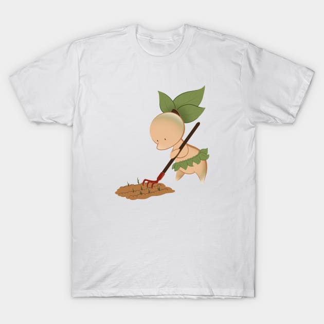 Turnip Gardner T-Shirt by candice-allen-art